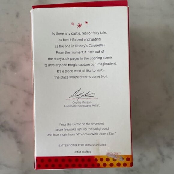 HALLMARK Cinderella's Castle 2013 Keepsake Disney Ornament Magic Light S… - Picture 13 of 16